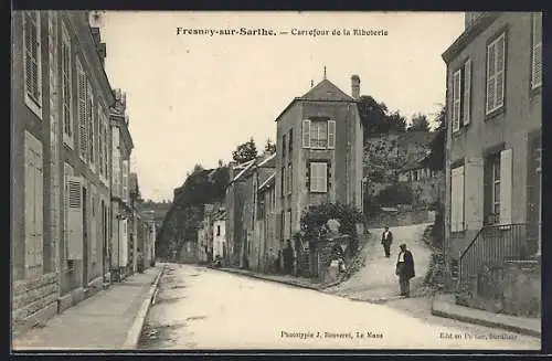 AK Fresnay-sur-Sarthe, Carrefour de la Riboterie