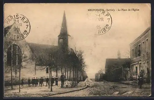 AK Neufchâtel, La Place de l`Église