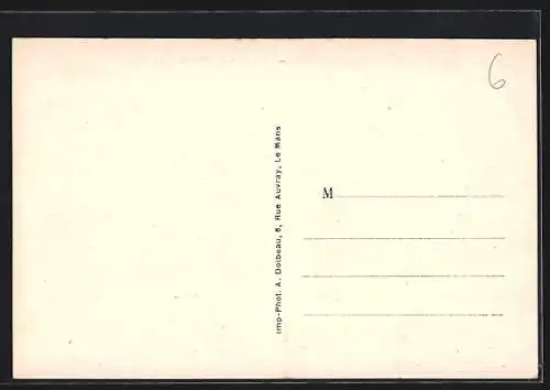 AK La Ferté-Bernard, Le Mail et rue Denfer-Rochereau