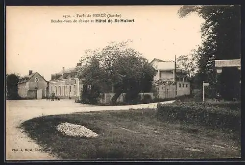 AK Forêt de Bercé, Rendez-vous de chasse et Hôtel de St-Hubert