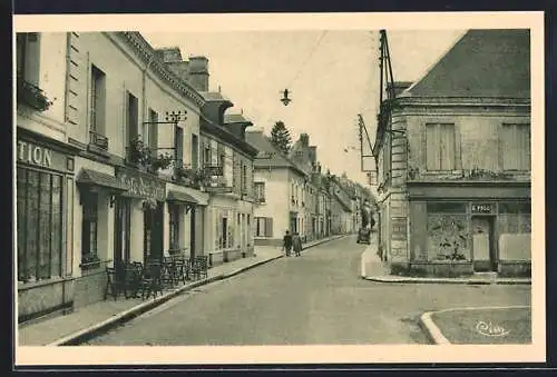 AK La Chartre-sur-le-Loir, Rue St-Nicolas