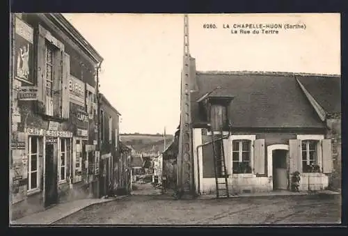 AK La Chapelle-Huon, La Rue du Tertre