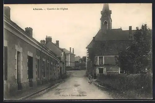 AK Chenu, Quartier de l`Église