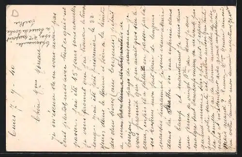 AK Conlie, Vue de la Grande Rue avec voitures et bâtiments d`époque