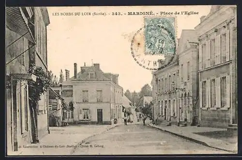 AK Marigné, Place de l`Église