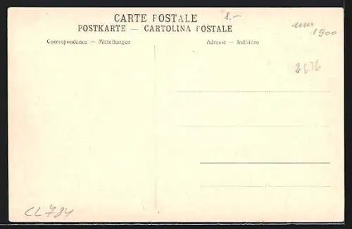 AK Winterthur, Caserne mit Strasse und Versammlung