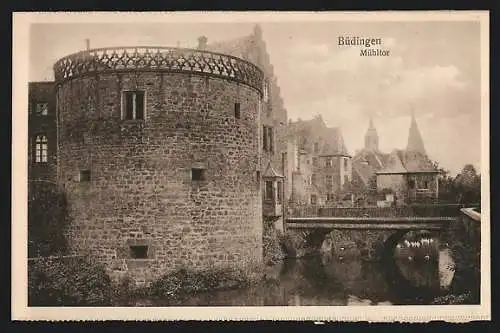 AK Büdingen / Hessen, Brücke am Mühltor