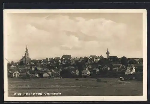 AK Hollfeld /Fränk. Schweiz, Gesamtansicht von einem Feld aus