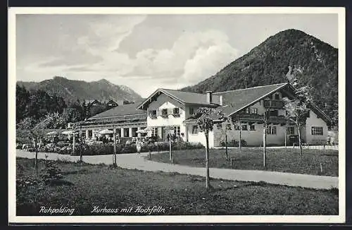 AK Ruhpolding, Kurhaus mit Hochfelln