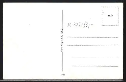 AK Ruhpolding, Kurhaus mit Hochfelln