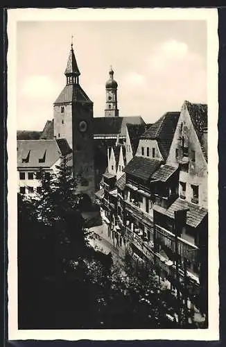 AK Landsberg a. Lech, Schmelzturm und Hexenviertel