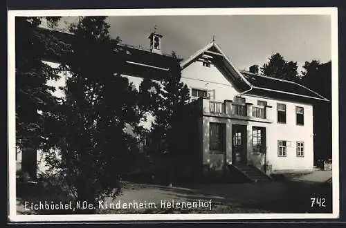 AK Katzelsdorf /N.-Oe., Eichbüchel, Kinderheim Helenenhof