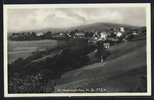 AK Hochneukirchen /N. D., Ortsansicht mit Umgebung