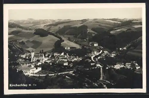 AK Kirchschlag /N.-Oe., Blick auf den Ort