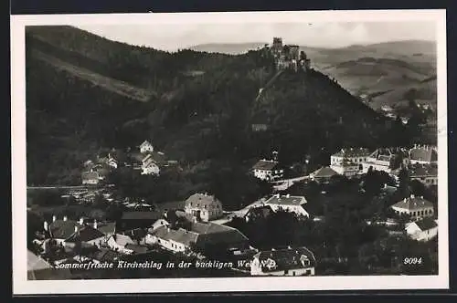 AK Kirchschlag i. d. buckligen Welt, Blick auf die Schlossruine