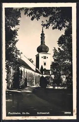 AK Puchheim, Partie im Schlosshof