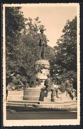 AK Steyr, Blick auf das Josef Werndl-Denkmal