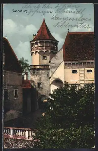 AK Rosenburg, Schloss Rosenburg, Wartturm