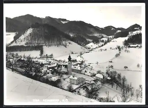 AK Reinsberg /N.-Ö., Ortsansicht im Winter