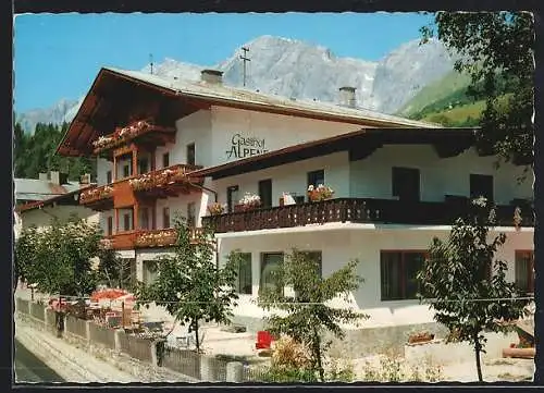 AK Mühlbach am Hochkönig, Gasthof Alpenrose, Aussenansicht