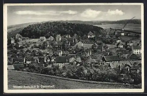 AK Nieder-Ramstadt b. Darmstadt, Teilansicht