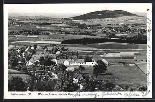 AK Kottmarsdorf /OL., Blick nach dem Löbauer Berg