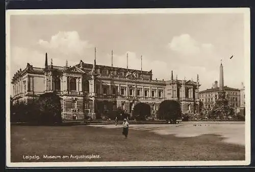 AK Leipzig, Museum am Augustusplatz