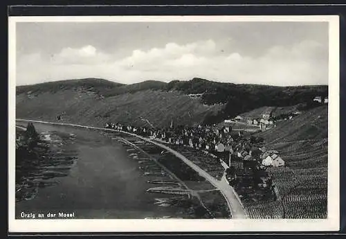 AK Ürzig an der Mosel, Teilansicht