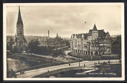 AK Pforzheim, Partie bei der Auerbrücke