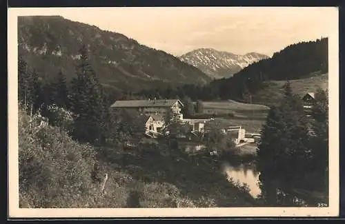 AK Wertach i. Allgäu, Gasthaus und Pension Pfeiffermühle von Hans Uhlemaier