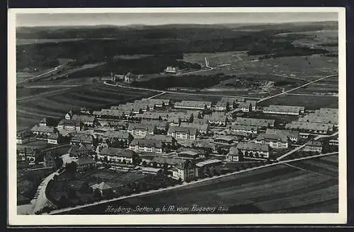 AK Heuberg-Stetten a. k. M., Fliegeraufnahme vom Truppenübungsplatz
