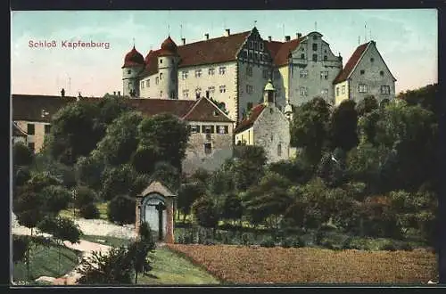 AK Lauchheim, Blick auf Schloss Kapfenburg