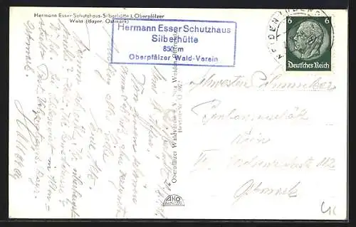 AK Silberhütte / Opf., Terrassenblick v. Hermann Esser Schutzhaus