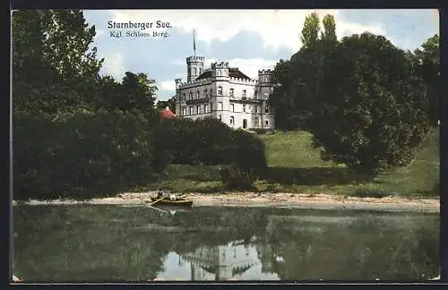 AK Starnberger See, König Ludwig II. und das Kgl. Schloss Berg