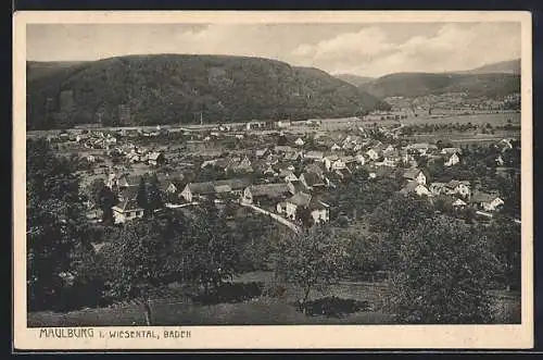 AK Maulburg i. Wiesental, Teilansicht