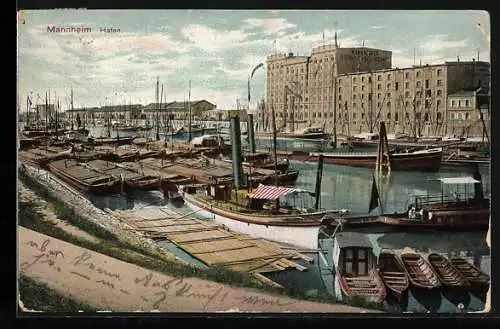 AK Mannheim, Partie im Hafen