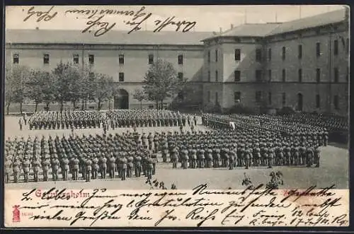 AK Germersheim, Soldaten in der Zollerkaserne