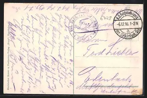 AK Germersheim a. Rh., Geschäft in der Marktstrasse