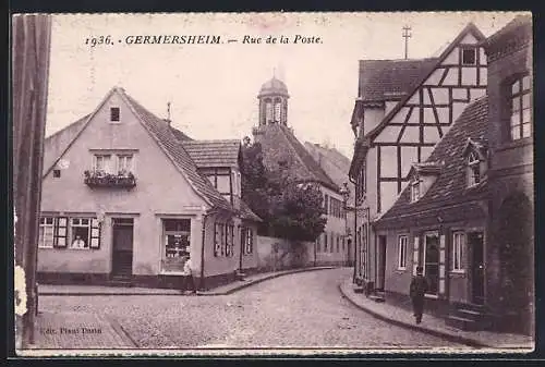 AK Germersheim, Rue de la Poste