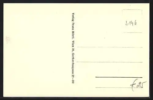 AK Ernstbrunn, Strassenpartie im Ortskern