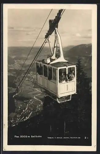 AK Rax, Seilbahn