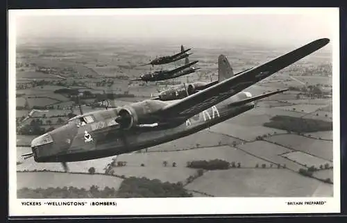 AK Vickers Wellingtons, Flugzeuge in der Luft