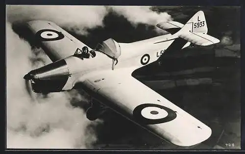 AK British Military Aircraft above the clouds