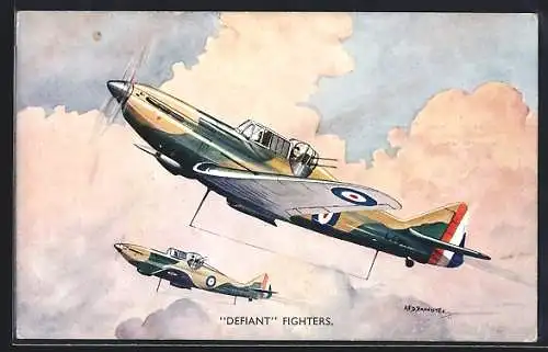 AK Defiant Fighters, Flugzeuge in der Luft