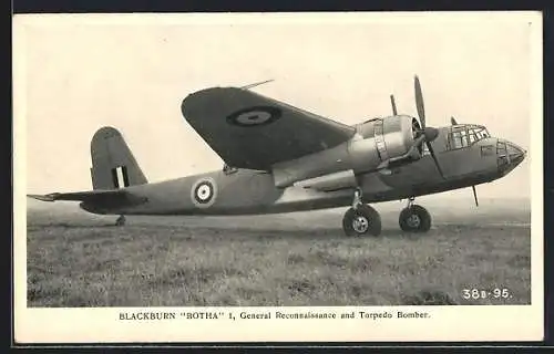 AK Blackburn Botha 1, RAF-Kampfflugzeug