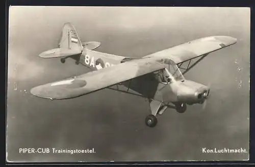 AK Piper-Cub, Schulflugzeug der niederländischen Luftwaffe