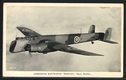 AK Armstrong Whitworth Whitley, Heavy Bomber