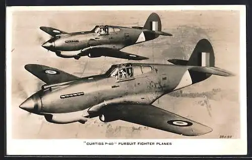 AK Curtiss Tomahawk Fighter Planes