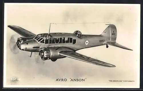 AK Avro Anson, Flugzeug der RAF