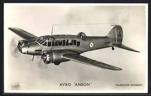 AK Avro Anson, Flugzeug der RAF